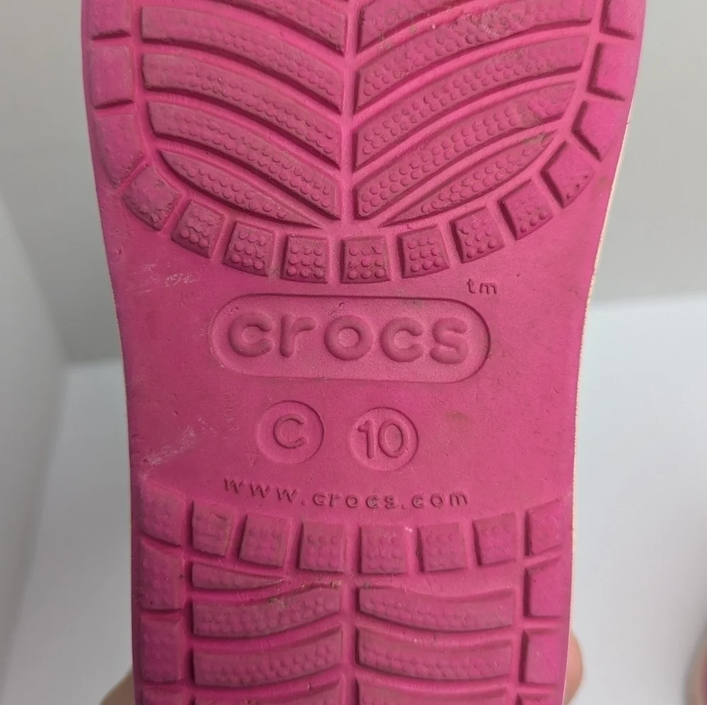 Crocs Hot Pink Rain Boot 10T